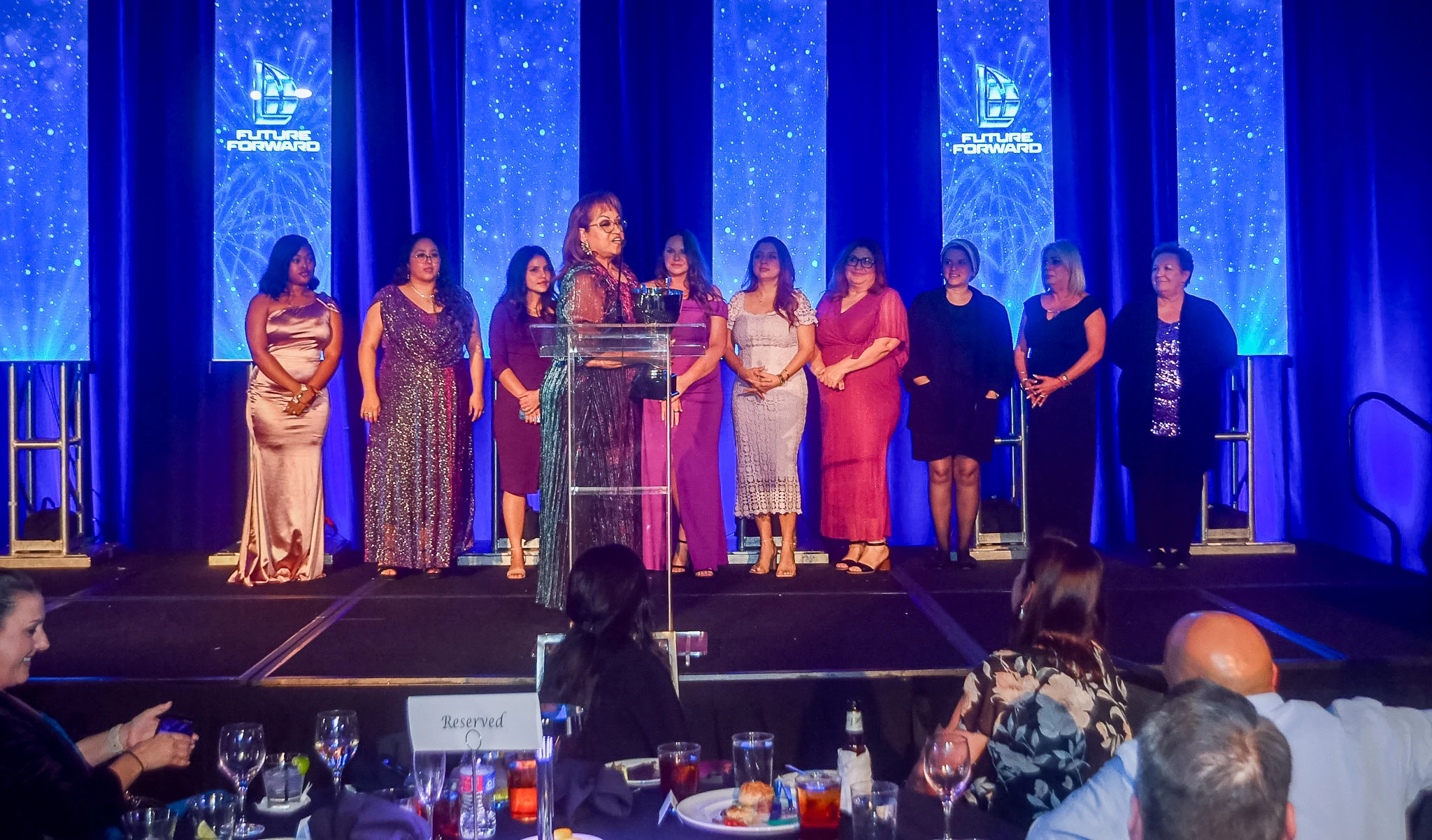 Recognition at a previous LYND conference award ceremony